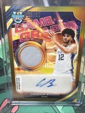 2025-26 Bowman University Best Game Graphs Cameron Boozer #GG-CB card