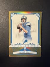 2025 Panini National Treasures Base Set Jared Goff #32 card