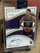 Keegan Murray 2022 Panini Immaculate card