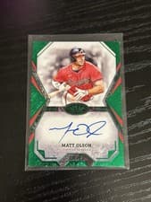 2025 Topps Tier One Talent Autographs Matt Olson #TOTA-MO card