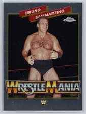 2026 Topps Chrome WWE WrestleMania Recall Bruno Sammartino #WMR-9 card