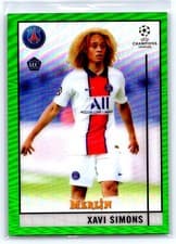 Xavi Simons 2020 Topps Merlin Chrome UEFA Champions League card