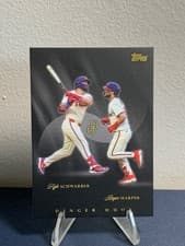 Kyle Schwarber / Bryce Harper 2025 Topps Dynamic Duals Dinger Duos card