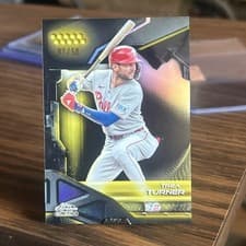 2026 Topps Chrome Black Base Set Trea Turner #139 card