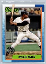 2025 Topps 1990 Topps Baseball (Series One) Willie Mays #T90-96 card