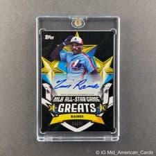 2025 Topps All Star Game All-Star Game Greats Autographs Tim Raines #ASGGA-TR card