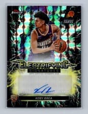 2025-26 Finest Electrifying Signatures Koby Brea #ESG-KB card