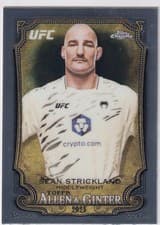 Sean Strickland 2026 Topps Chrome UFC Allen And Ginter card