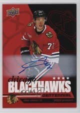 2025-26 Upper Deck Chicago Blackhawks Centennial Box Set Autographs Alex Vlasic #58 card