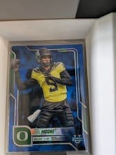 2025 Bowman University Chrome Sapphire Base Set Dante Moore #137 card