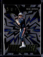 Mac Jones 2021 Panini Select Turbocharged card