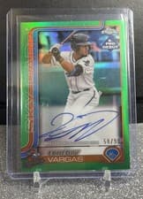 2025 Topps Pro Debut Chrome Autographs Echedry Vargas #PDC-155 card