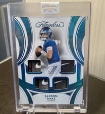 2025 Panini Flawless Rookie Showcase Jaxson Dart #2 card