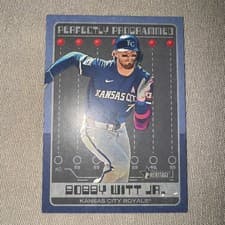 Bobby Witt Jr. 2024 Topps Heritage Perfectly Programmed card