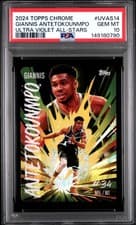 2024-25 Topps Chrome Ultra Violet All-Stars Giannis Antetokounmpo #UVAS-14 card