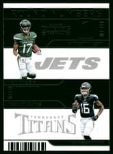 Garrett Wilson, Treylon Burks 2022 Panini Contenders Round Numbers card