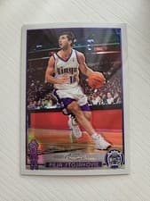 Peja Stojakovic 2003 Topps Chrome card