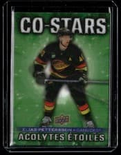 2025-26 Tim Hortons Collectors Series Co-Stars Elias Pettersson/Quinn Hughes #CO-7 card