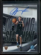 2025-26 Bowman Opening Statement Signatures Egor Dëmin #OS-ED card