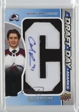2025-26 SP Game Used 2024 Update - Draft Day Marks Calum Ritchie #DDM-CR card