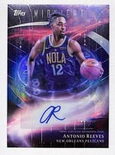 2025-26 Topps Midnight Stroke of Midnight Autographs Antonio Reeves #SM-AR card