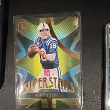 2025 Panini Silhouette Superstars Die Cut Peyton Manning #15 card