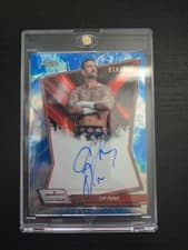 2026 Topps Chrome WWE Red Brand Autographs CM Punk #RBA-CMP card