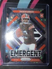 2025 Panini Prizm Emergent Shedeur Sanders #17 card