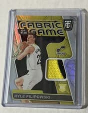 2024-25 Panini Totally Certified Fabric of the Game Rookies Kyle Filipowski #FGR-KLF card