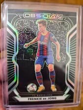 Frenkie de Jong 2020 Panini Obsidian card