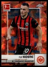 Filip Kostic 2020 Topps Chrome Bundesliga Sapphire card
