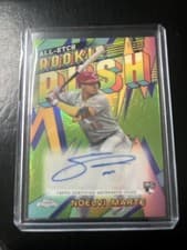 2024 Topps Chrome Update All-Etch Rookie Rush Autograph Noelvi Marte #CURR-NM card