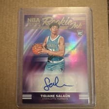 2024-25 Hoops Rookie Ink Tidjane Salaun #RI-SAL card