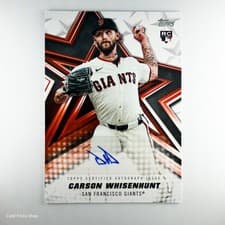 2026 Topps Baseball Stars Autographs Carson Whisenhunt #BSA-CWH card
