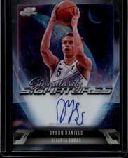 2025-26 Topps Cosmic Chrome Singularity Signatures Dyson Daniels #SS-DDA card
