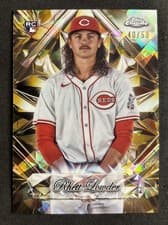 Rhett Lowder 2025 Topps Chrome Sapphire Sapphire Selections card