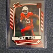 2024 Clearly Donruss The Rookies Trey Benson #18 card