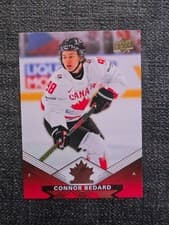 Connor Bedard 2025 Upper Deck Tim Hortons Team Canada card