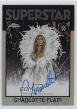 2026 Topps Chrome WWE 1986 Topps Autographs Charlotte Flair #86T-CF card