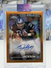 Bo Jackson 2024 Topps Chrome Chrome Legends Autographs card