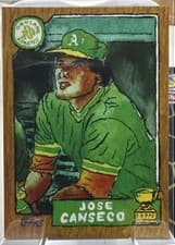 2025 Topps Shoebox Treasures Base Set Jose Canseco #13 card