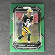 Christian Watson 2022 Panini Prizm card