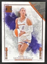 2025 Panini Impeccable WNBA Base Set Satou Sabally #89 card