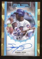 2024 Topps Five Star Five Tool Phenom Autographs Sammy Sosa #FTP-SS card