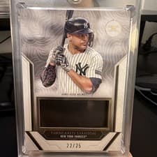 2025 Topps Definitive Collection Definitive Helmet Collection Giancarlo Stanton #DHC-GST card