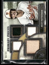 2025 Topps Museum Collection Single Player Primary Pieces Quad Relics Adley Rutschman #SPPQ-ARU card