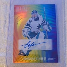 2025-26 Upper Deck Allure Color Flow Full Rainbow Auto Yaroslav Askarov #RA-YA card