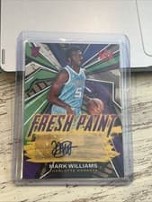Mark Williams 2022 Panini Court Kings Fresh Paint Autographs card