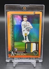 Jacob Wilson 2025 Topps Real One Relics card