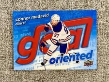 Connor McDavid 2025 Upper Deck Goal Oriented card